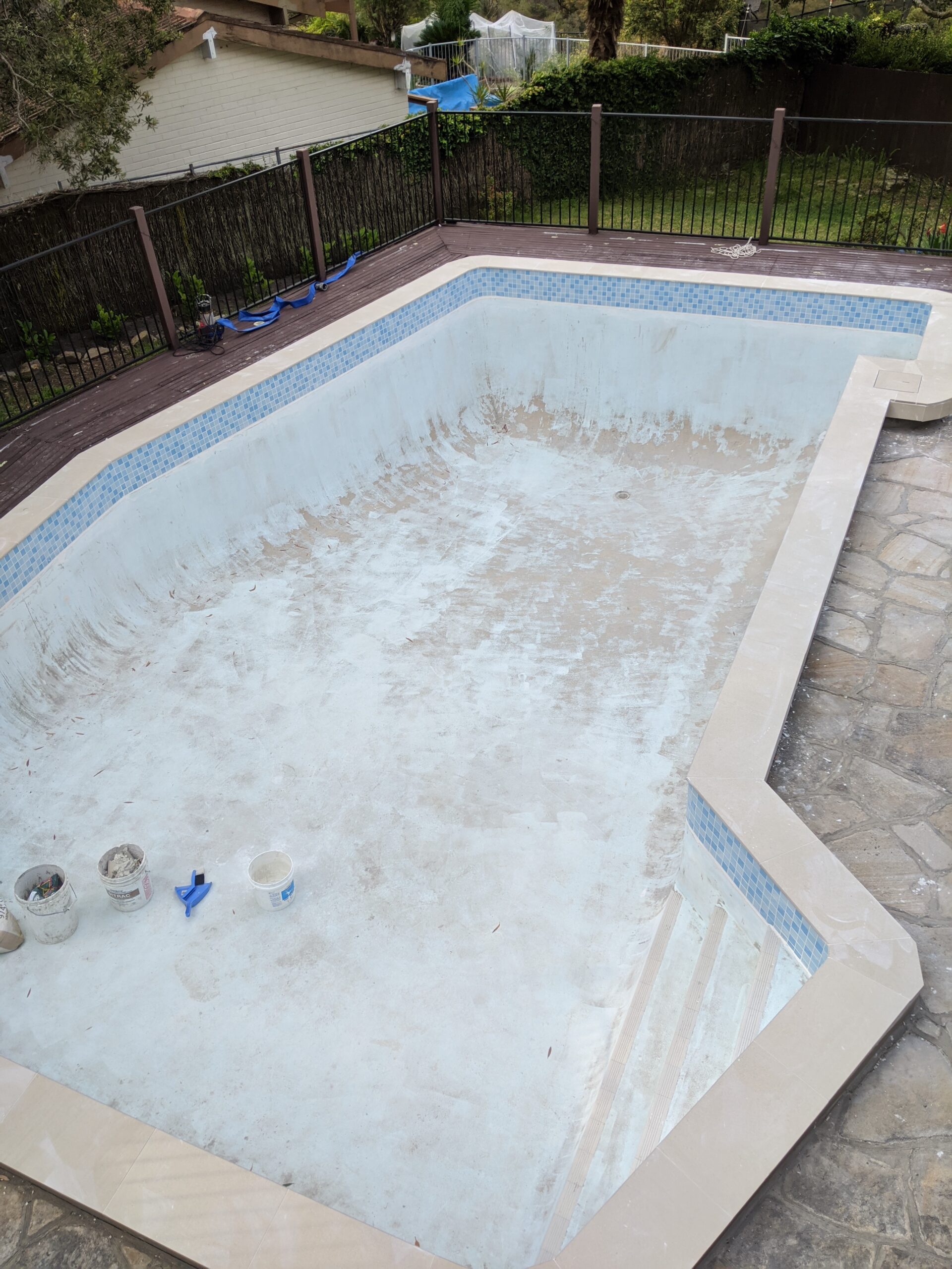 Pool Painting, How To Tile A Pool Yourself